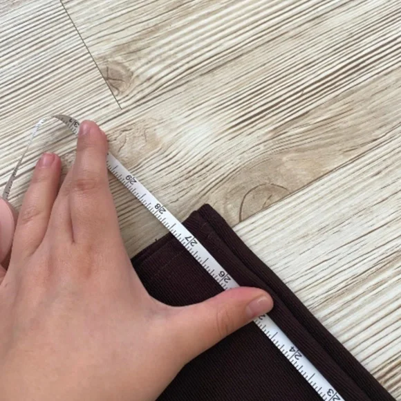 Women’s high rise brown straight leg pants size small - Picture 5 of 5